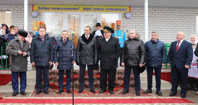 ДИРЕКТОР института ПЕТР КРАСНОВ ПРИНЯЛ УЧАСТИЕ В торжественном открытии нового сельского Дома культуры в селе Шерауты
