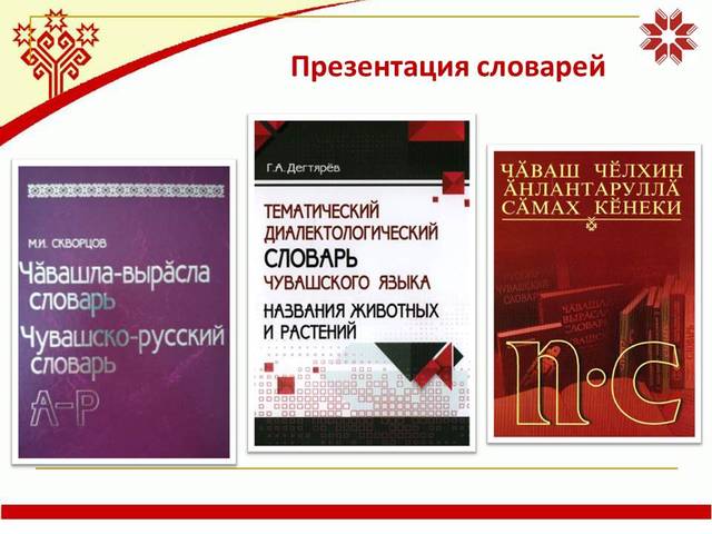 Презентация словарей: «Чувашский мир в алфавитном порядке»