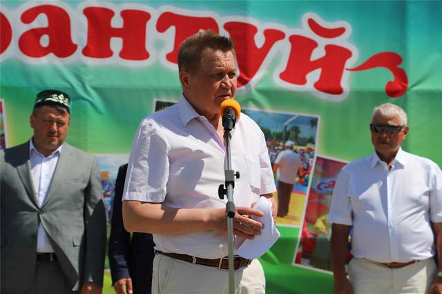 Сабантуй в селе Урмаево Комсомольского района