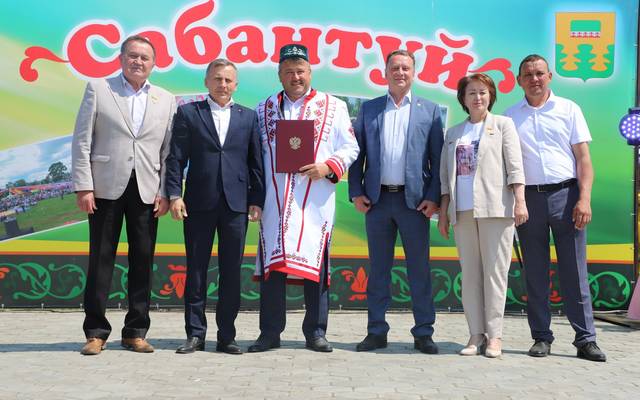 Директор ЧГИГН Петр Краснов принял участие в проведении Сабантуя в селе Урмаево